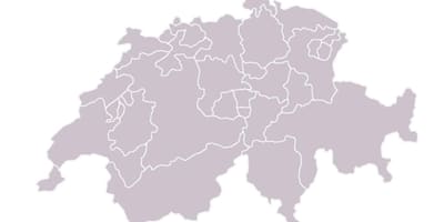 Térkép üres térkép svájc