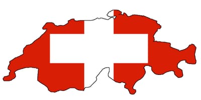 Térkép svájc zászló