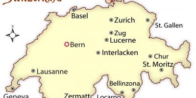 Zürich svájc térkép